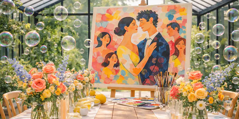 Камерная свадьба в стеклянной оранжерее на 40 гостей «Искусство момента»